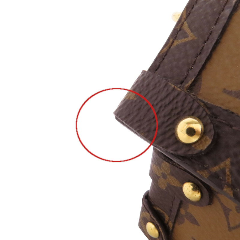 LOUIS VUITTON Monogram Mini Essential Trunk金扣鏈帶肩背袋-17