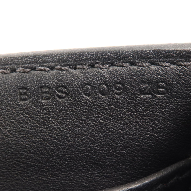 HERMES Chevre皮革Geta金扣肩背袋Noir-6