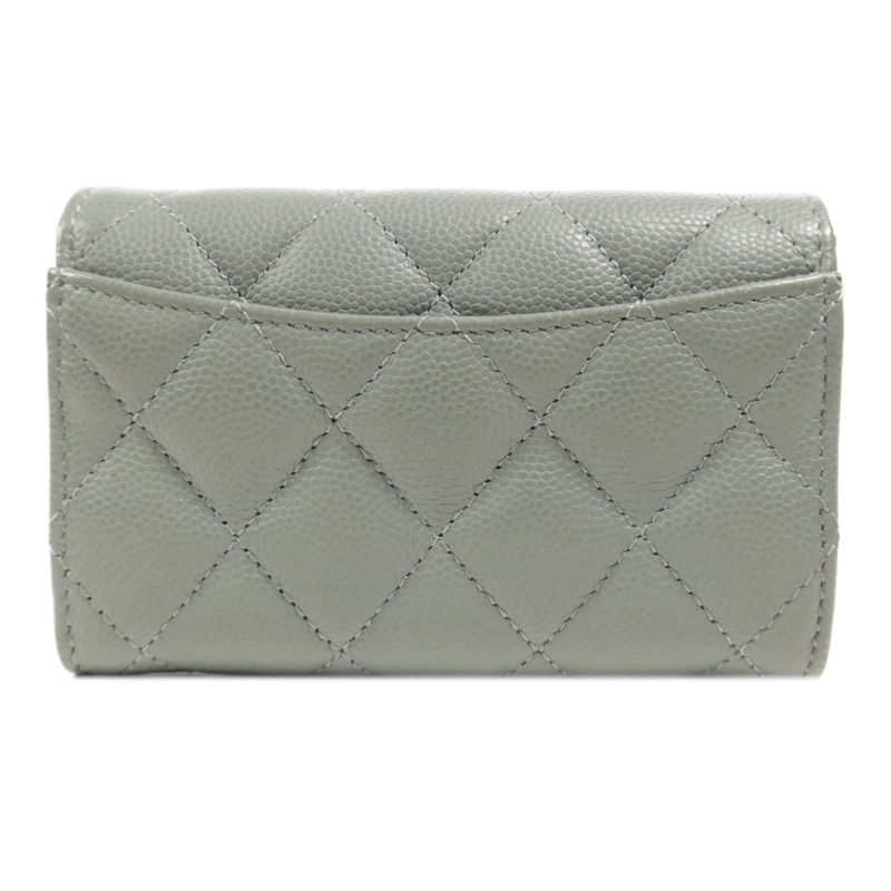 CHANEL 牛皮皮革Card Case金扣卡片套-1