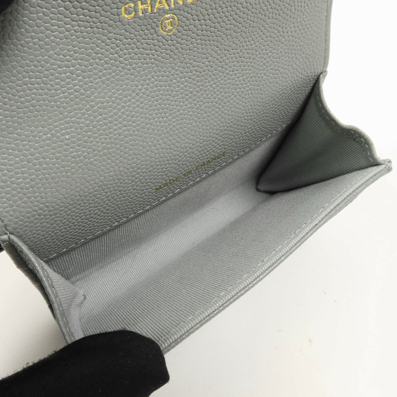 CHANEL 牛皮皮革Card Case金扣卡片套-4