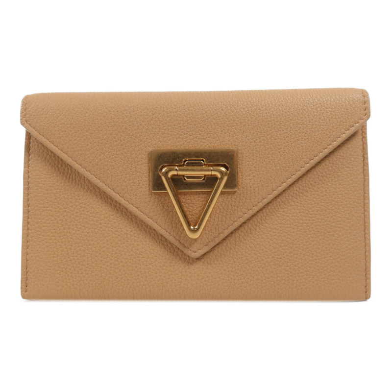 BOTTEGA VENETA 牛皮皮革Wallet金扣錢包-0