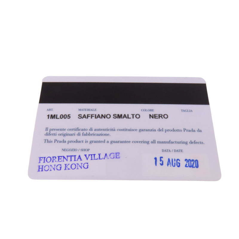 PRADA Saffiano皮革Middle Wallet銀扣錢包-8