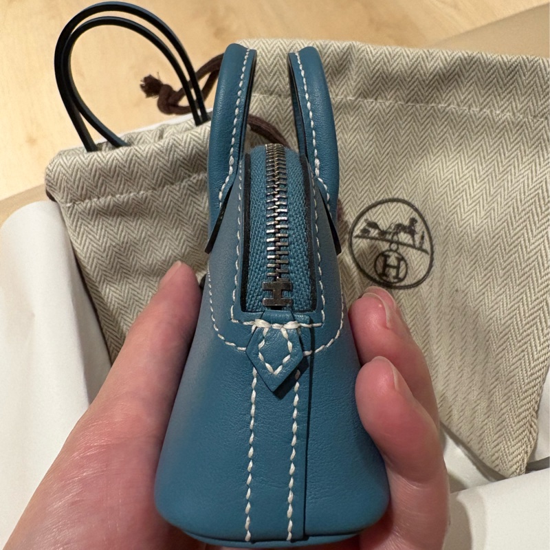 (近全新)Hermes 愛馬仕 shark bolide 鯊魚包 吊飾/掛件/零錢包/耳機包-3
