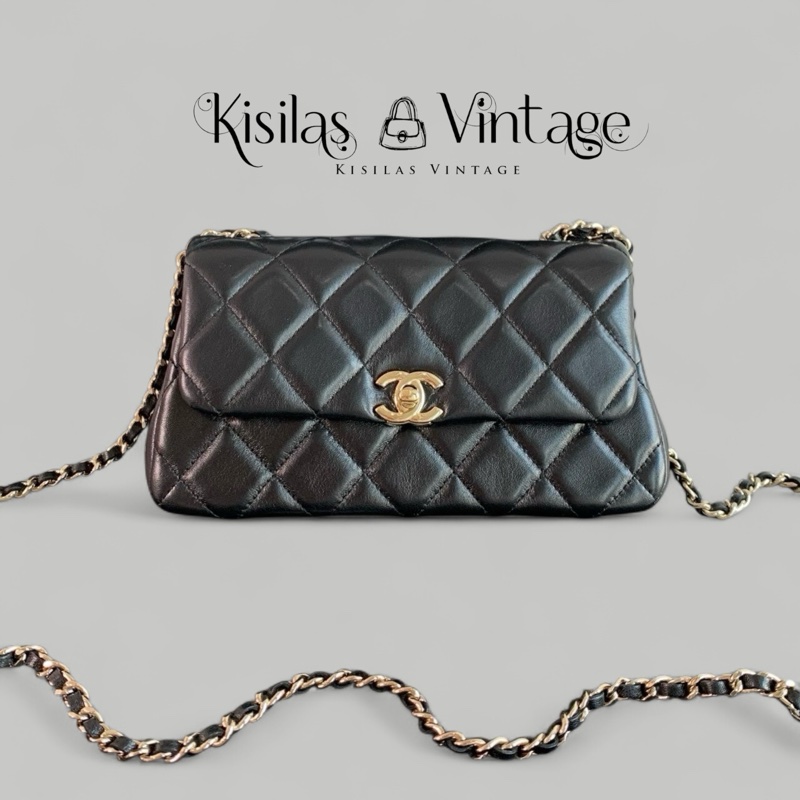 Chanel 25S Lamskin CF 雲朵包-0