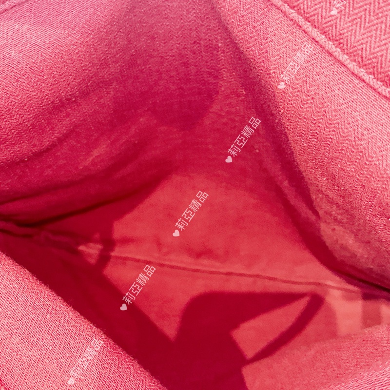 莉亞精品♡ Hermes Aline 磚紅色帆布袋 二手美包-13