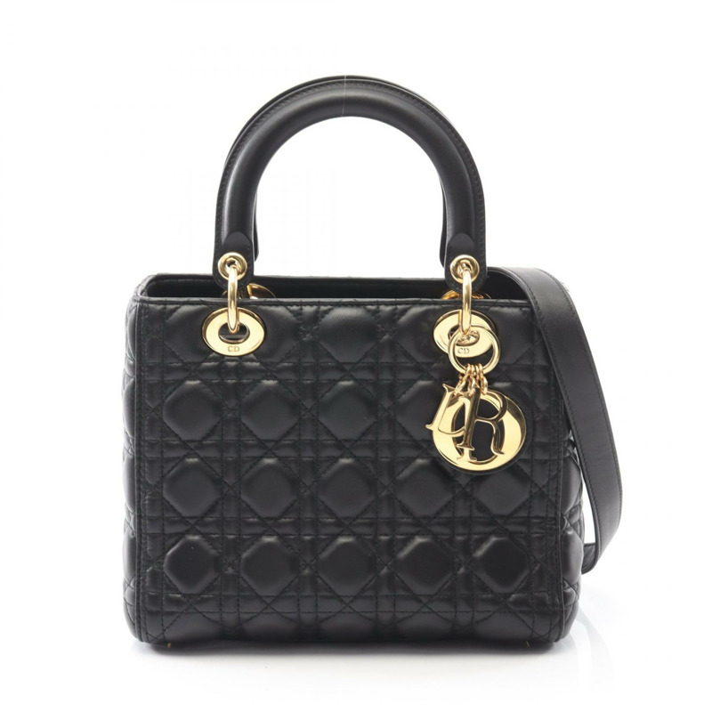 Christian Dior LADY DIOR Cannage 斜背包 手提包 M0565ONGE-M900 皮革-0
