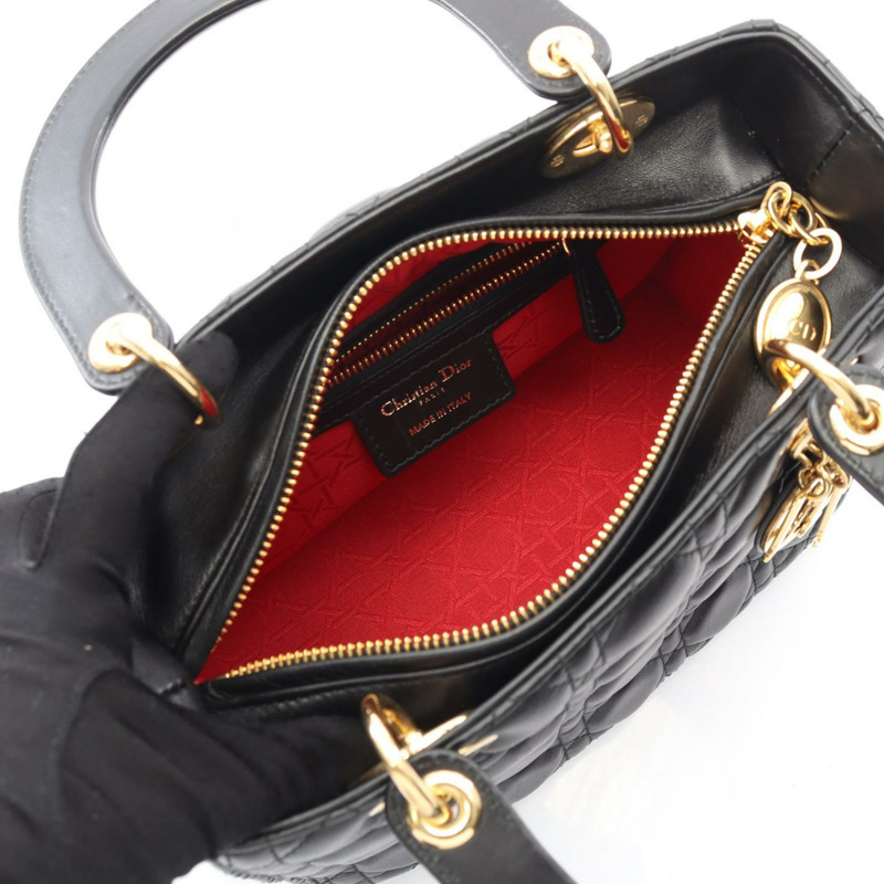 Christian Dior LADY DIOR Cannage 斜背包 手提包 M0565ONGE-M900 皮革-2