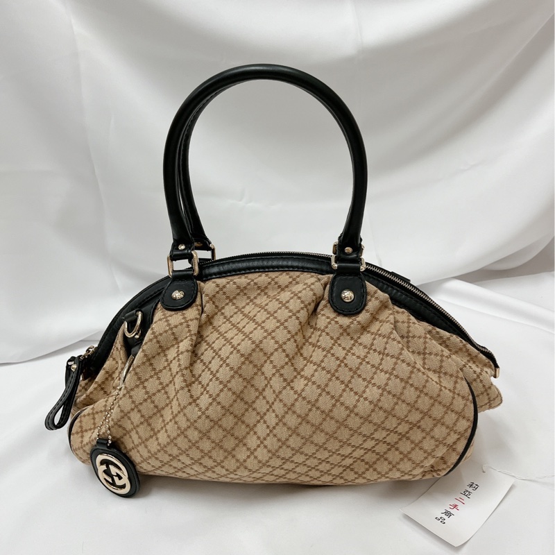 莉亞精品♡Gucci 223974 帆布斜背包 二手-2