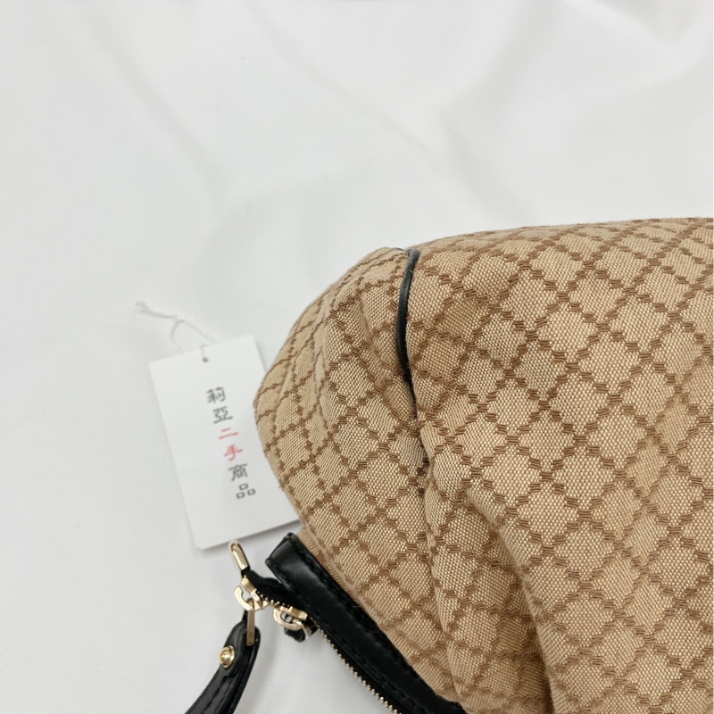 莉亞精品♡Gucci 223974 帆布斜背包 二手-9