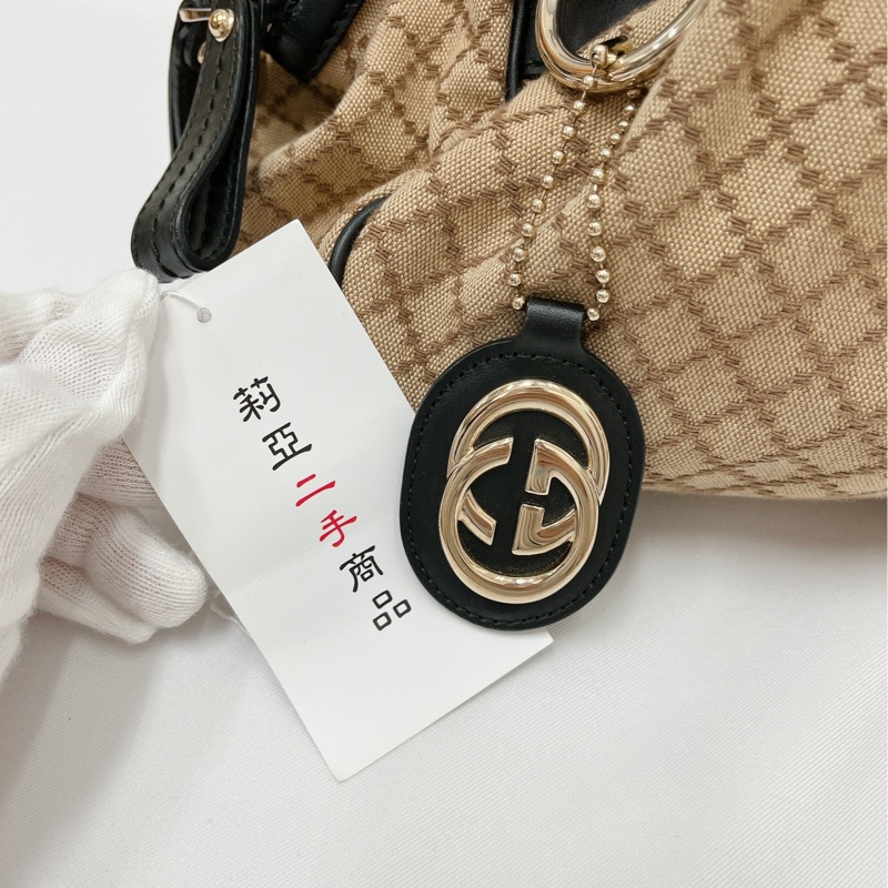 莉亞精品♡Gucci 223974 帆布斜背包 二手-12