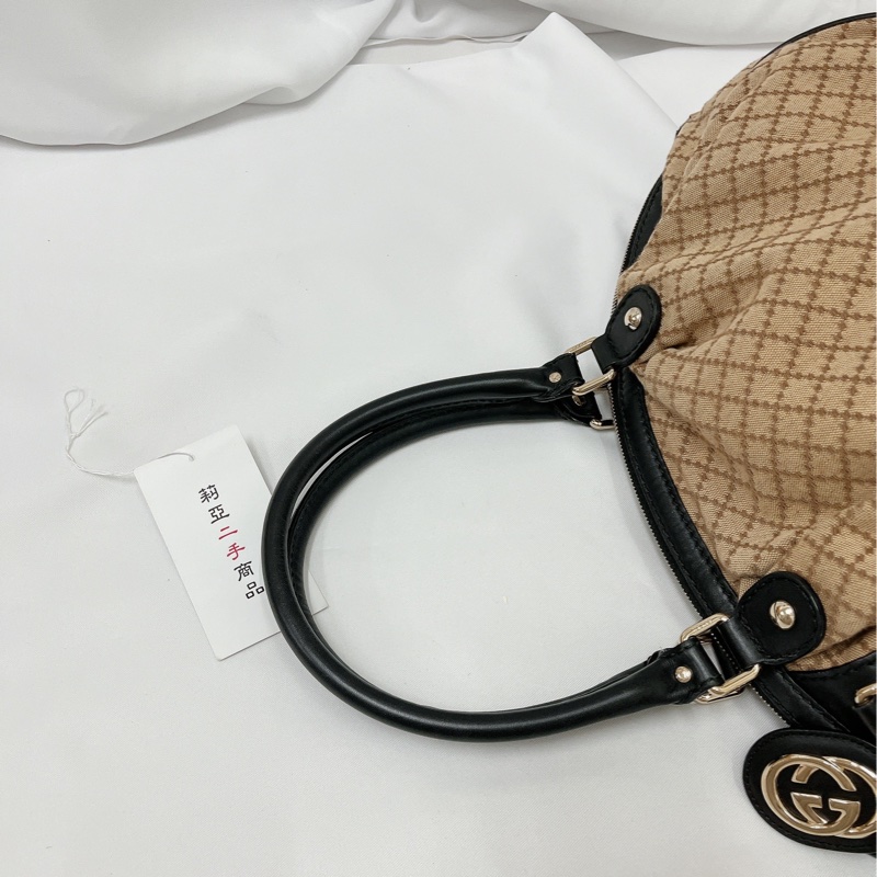 莉亞精品♡Gucci 223974 帆布斜背包 二手-13