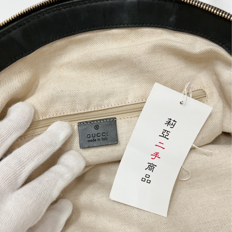 莉亞精品♡Gucci 223974 帆布斜背包 二手-16