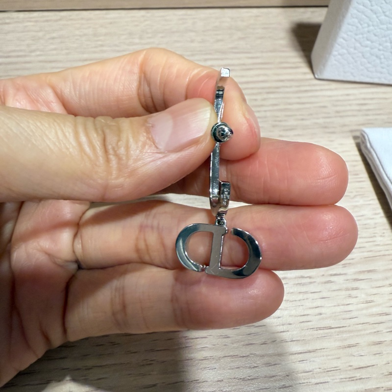 Dior經典水鑽耳環購於拍拍圈-7