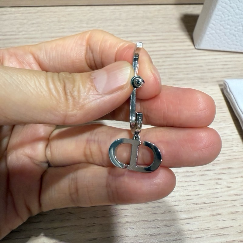 Dior經典水鑽耳環購於拍拍圈-10