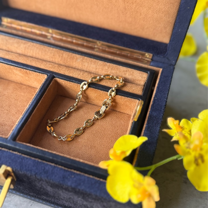 Vintage Givenchy gold plated bracelet 紀梵希鍍金手鏈 19cm-0