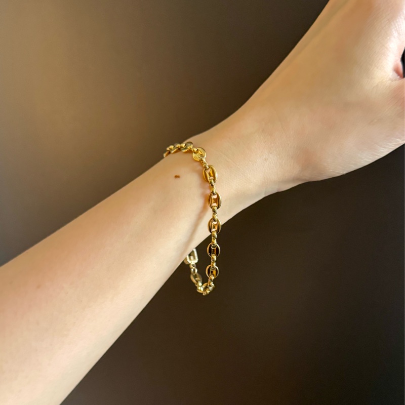 Vintage Givenchy gold plated bracelet 紀梵希鍍金手鏈 19cm-1
