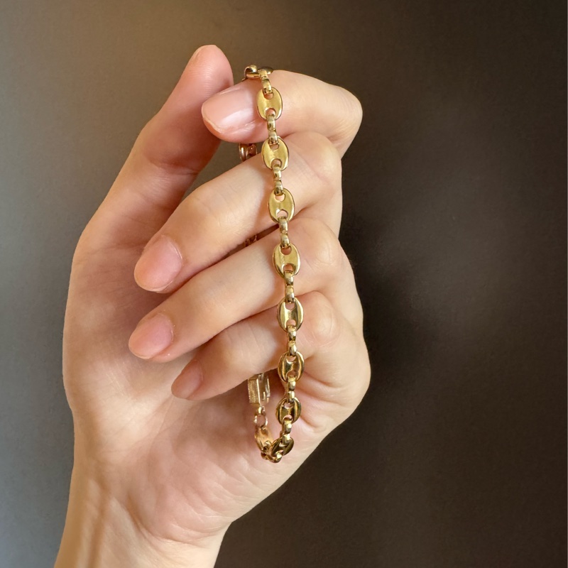 Vintage Givenchy gold plated bracelet 紀梵希鍍金手鏈 19cm-3