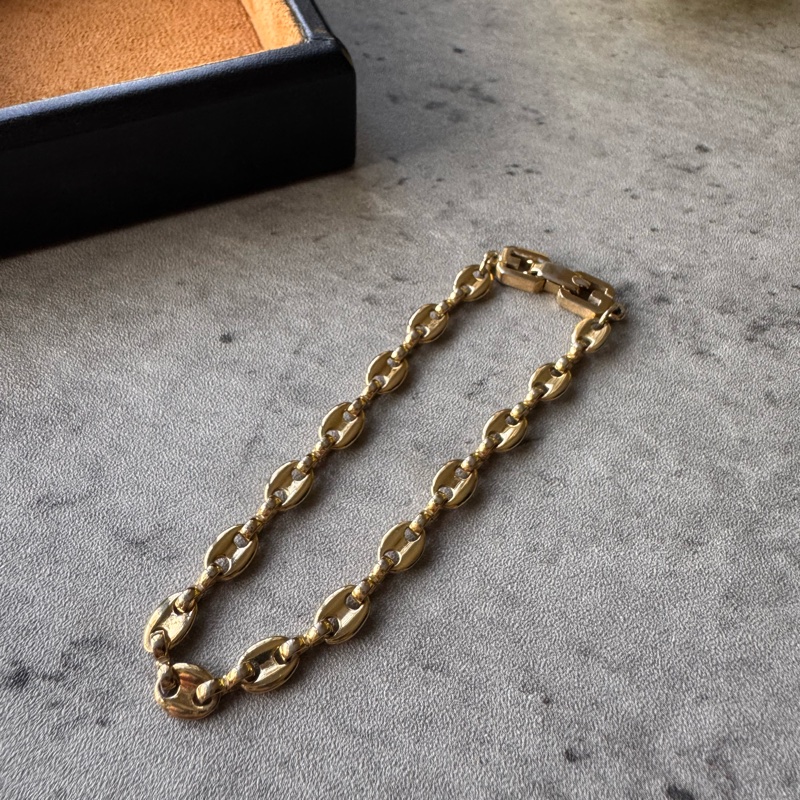 Vintage Givenchy gold plated bracelet 紀梵希鍍金手鏈 19cm-10