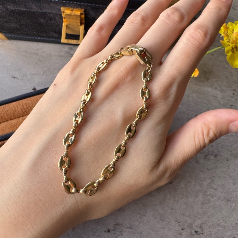 Vintage Givenchy gold plated bracelet 紀梵希鍍金手鏈 19cm-11