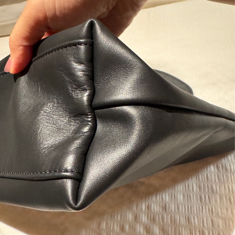 Longchamp HOBO 黑色 皮革包-9