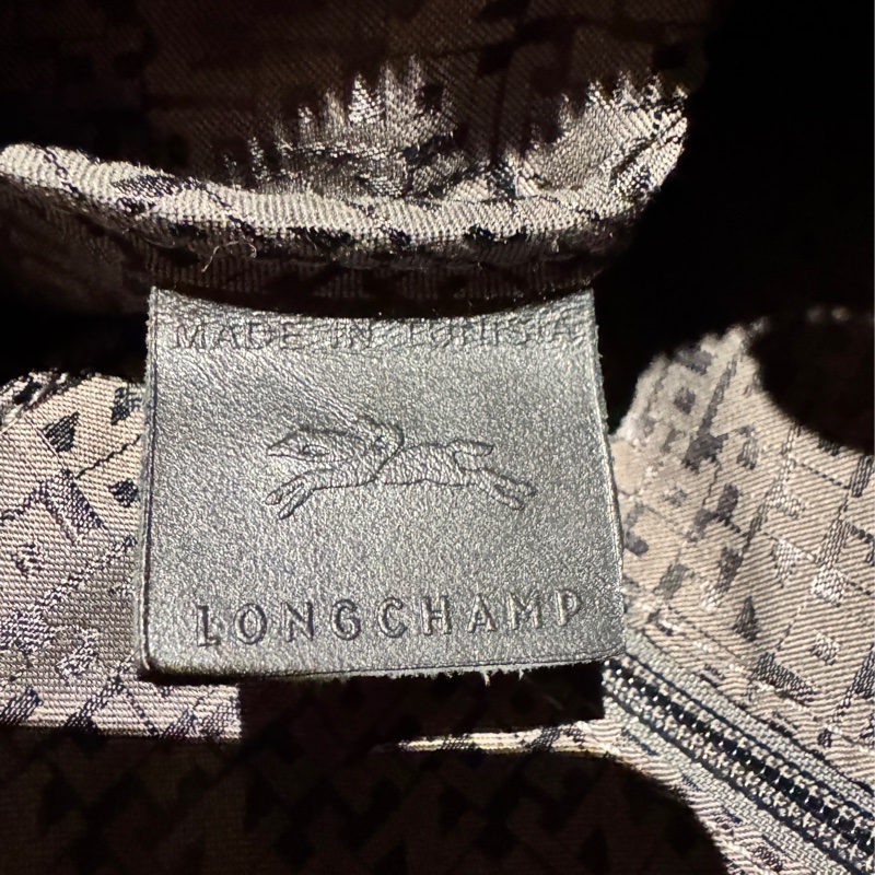 Longchamp HOBO 黑色 皮革包-18