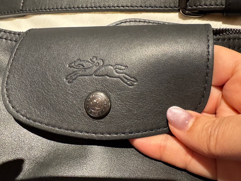 Longchamp HOBO 黑色 皮革包-19