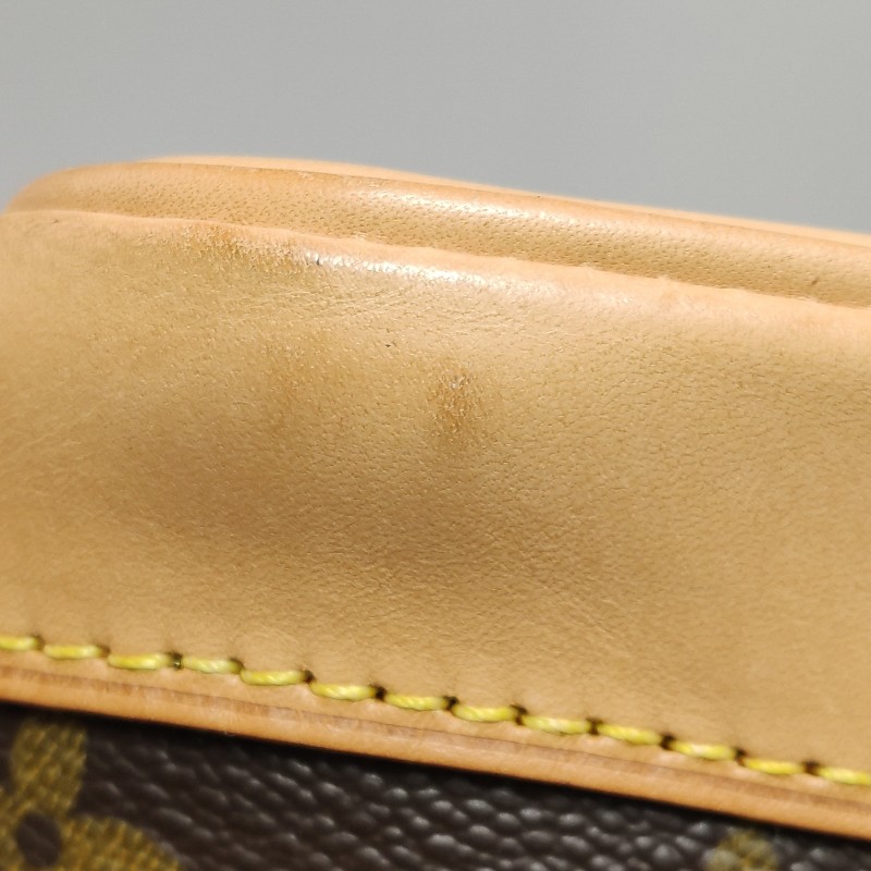 Louis Vuitton (LV) Alma小號植鞣革Monogram印花貝殼包手提包-11