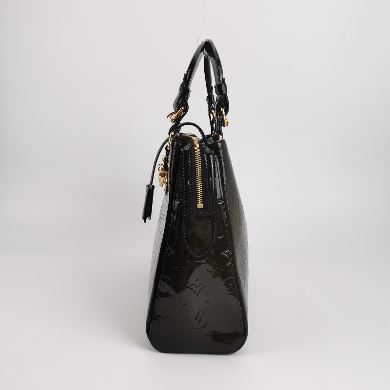 Louis Vuitton (LV) Melrose Avenue漆皮壓紋老花手提包-2