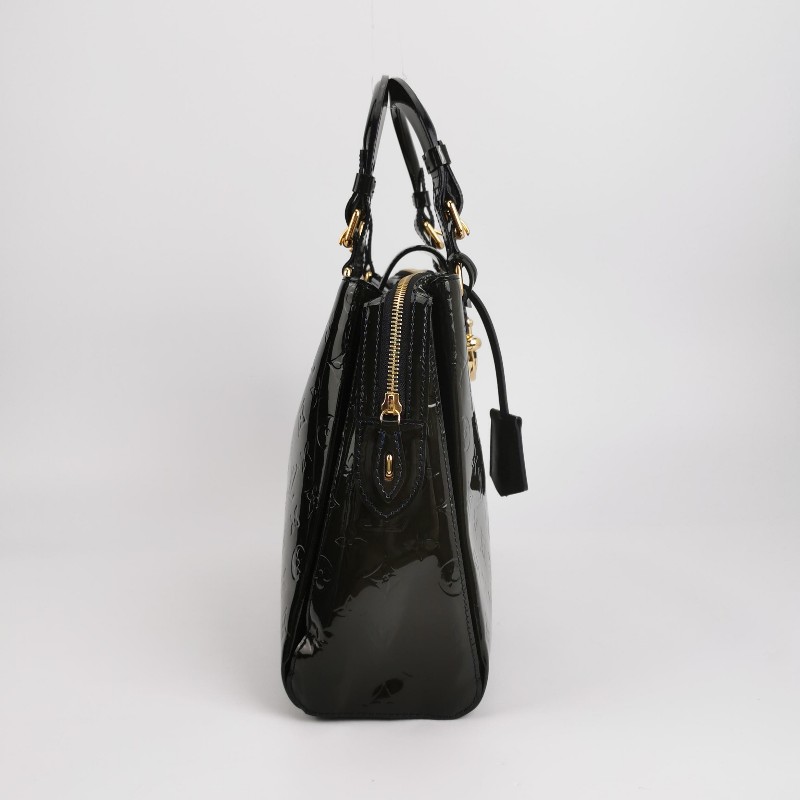 Louis Vuitton (LV) Melrose Avenue漆皮壓紋老花手提包-3