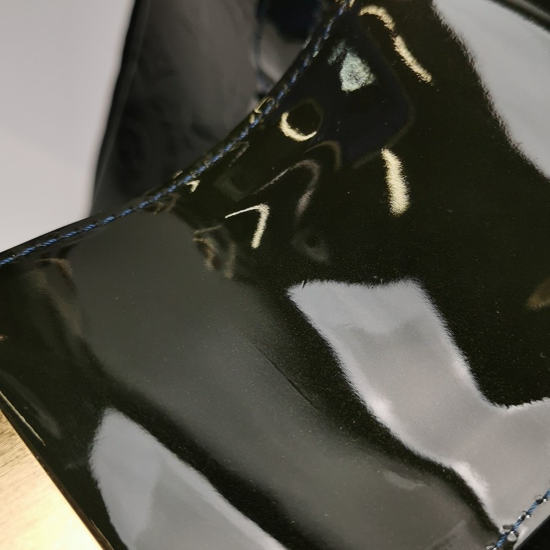 Louis Vuitton (LV) Melrose Avenue漆皮壓紋老花手提包-13