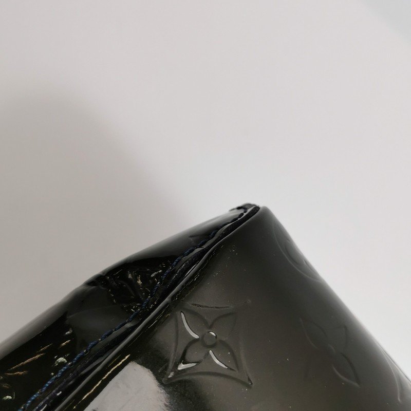 Louis Vuitton (LV) Melrose Avenue漆皮壓紋老花手提包-16