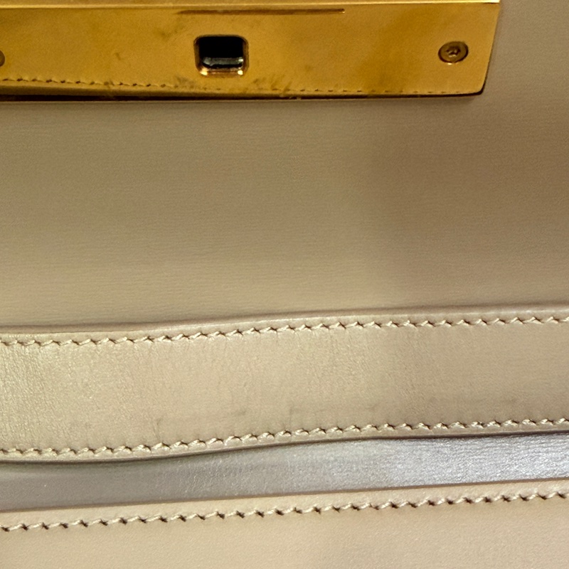 Saint Laurent Manhattan Bag 灰米駝色金扣 曼哈頓 中號-17