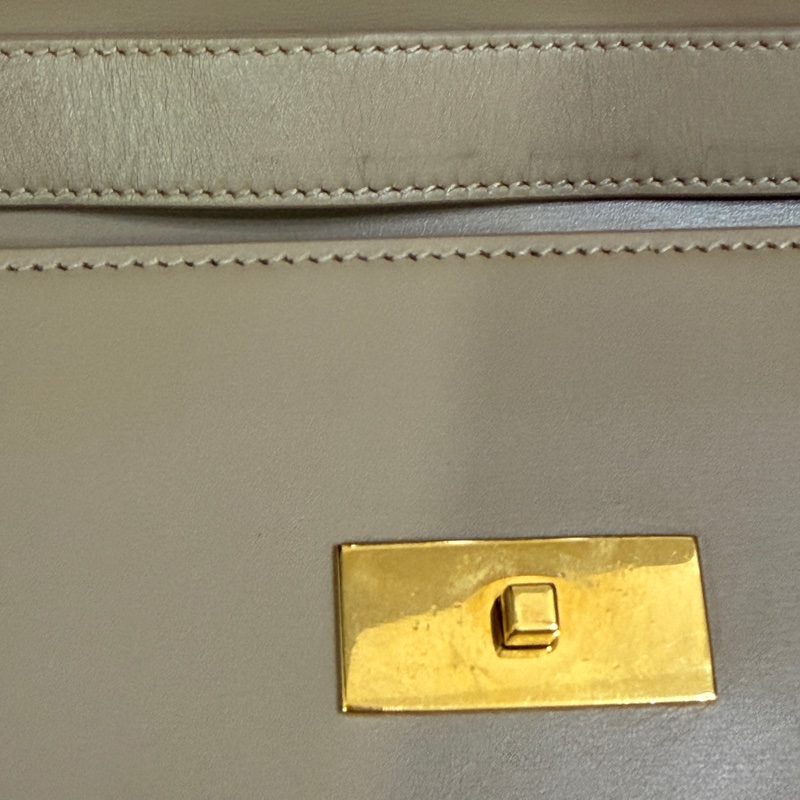 Saint Laurent Manhattan Bag 灰米駝色金扣 曼哈頓 中號-18