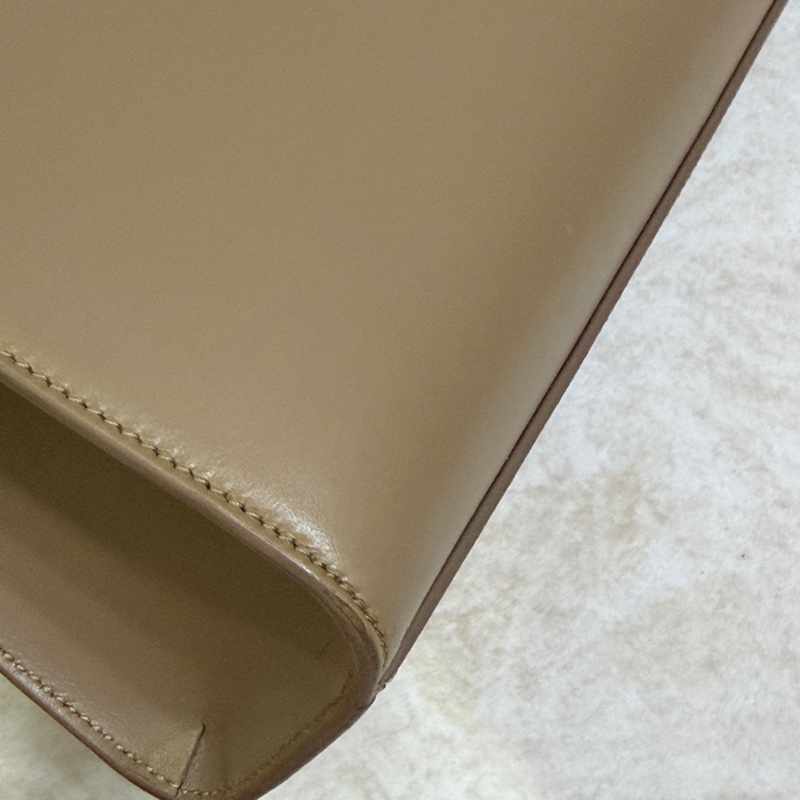 Saint Laurent Manhattan Bag 灰米駝色金扣 曼哈頓 中號-24