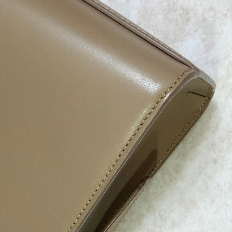 Saint Laurent Manhattan Bag 灰米駝色金扣 曼哈頓 中號-26