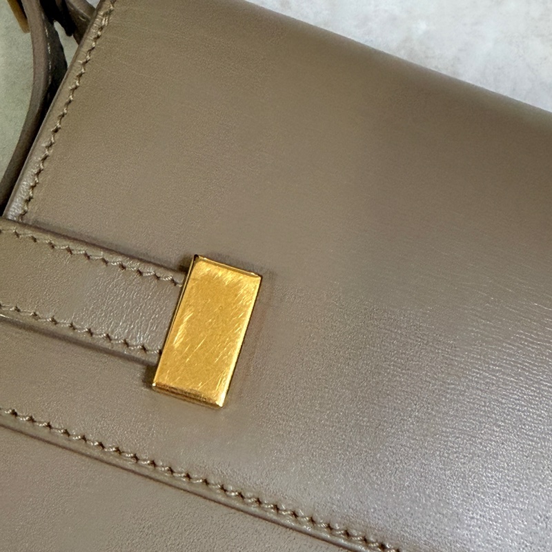 Saint Laurent Manhattan Bag 灰米駝色金扣 曼哈頓 中號-29