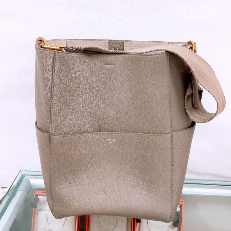 Celine sangle 大象灰水桶 中號-0