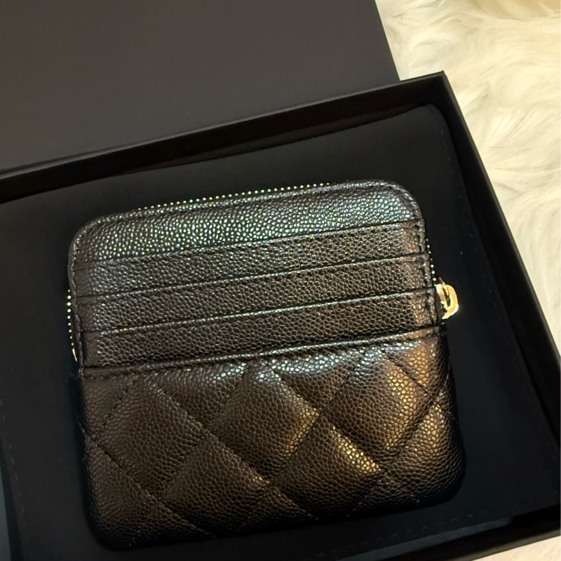 Chanel黑金小牛皮吐司包-1