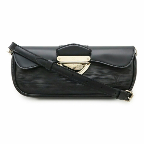 LOUIS VUITTON Epi Pochette Montaigne 單肩包/長肩包/手拿包 黑色 (M59292)