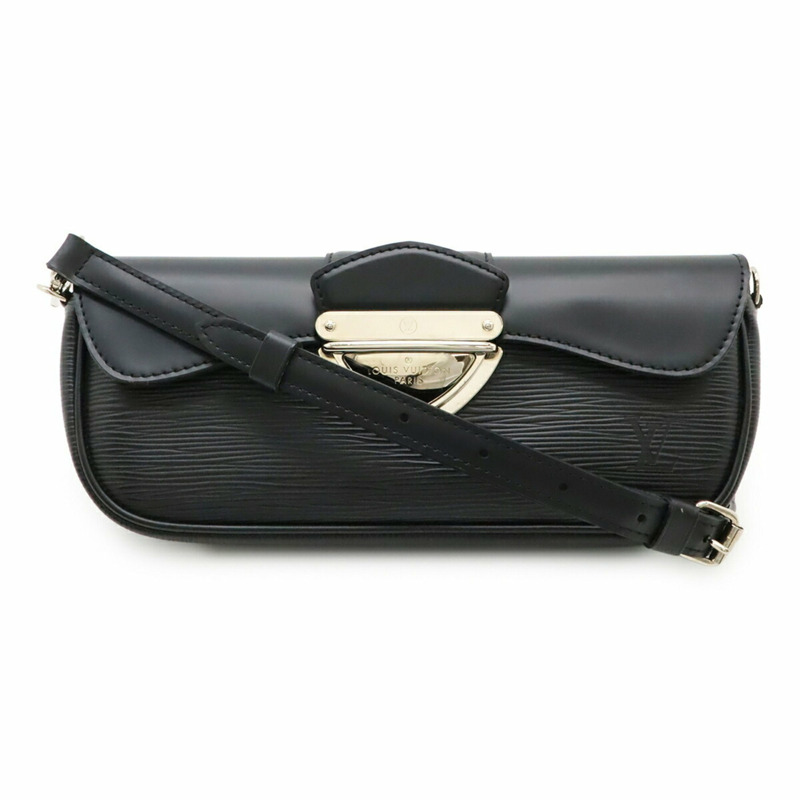 LOUIS VUITTON Epi Pochette Montaigne 單肩包/長肩包/手拿包 黑色 (M59292)-1