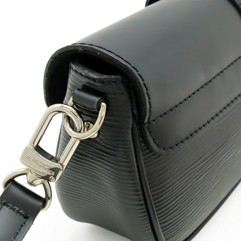 LOUIS VUITTON Epi Pochette Montaigne 單肩包/長肩包/手拿包 黑色 (M59292)-4