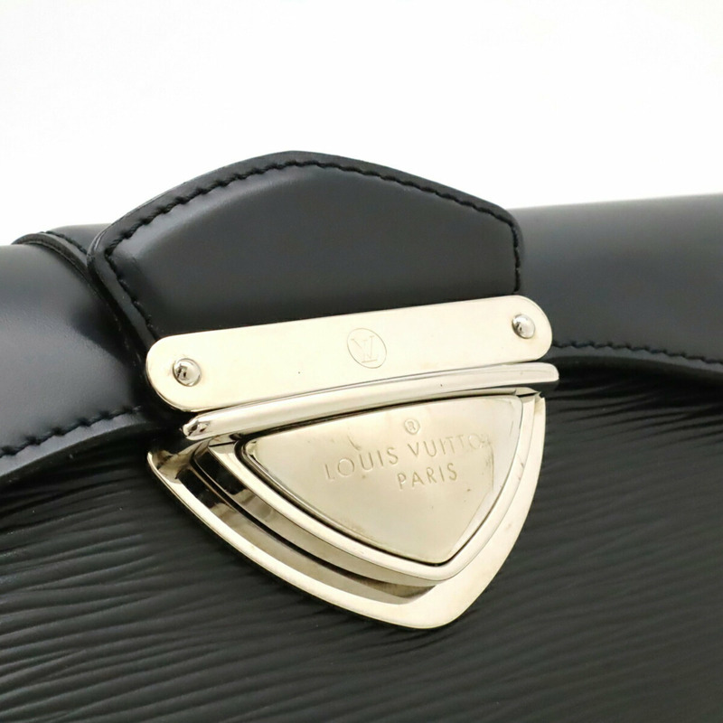 LOUIS VUITTON Epi Pochette Montaigne 單肩包/長肩包/手拿包 黑色 (M59292)-7