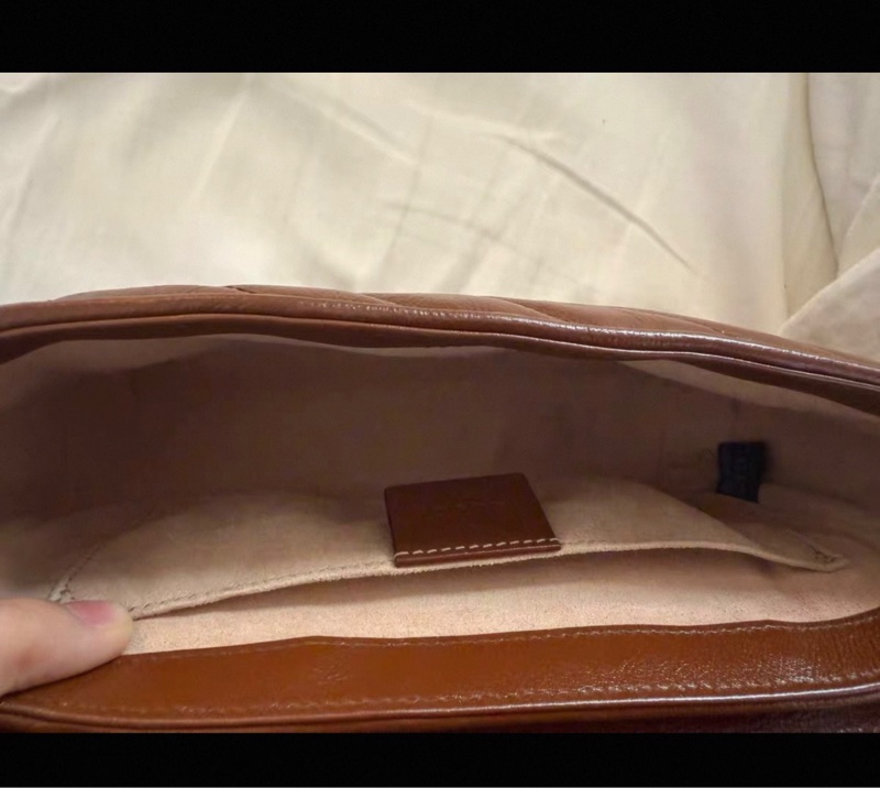 99新 Gucci marmont 小號（22）棕色-1