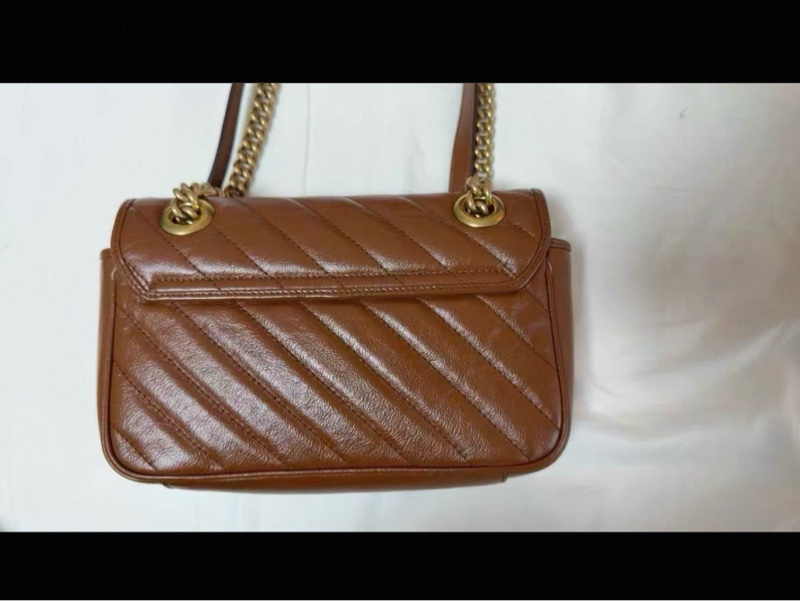 99新 Gucci marmont 小號(22)棕色-2