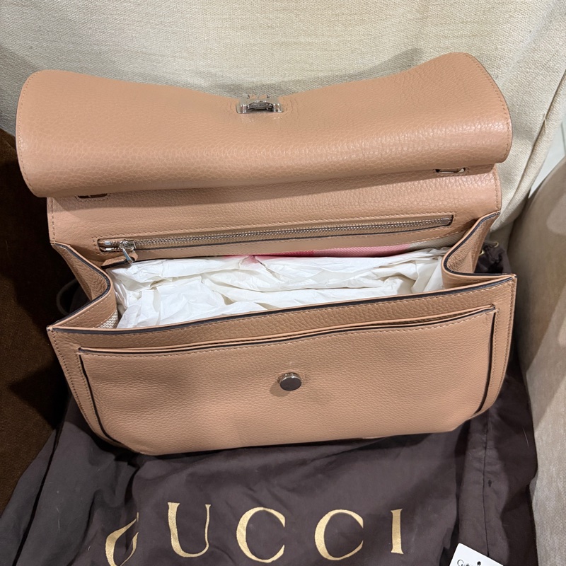 Gucci bamboo流蘇竹節斜背包-21