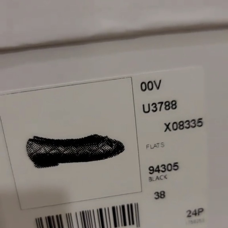 Chanel UNIFORM 全新 小羊皮黑色菱格芭蕾鞋-11