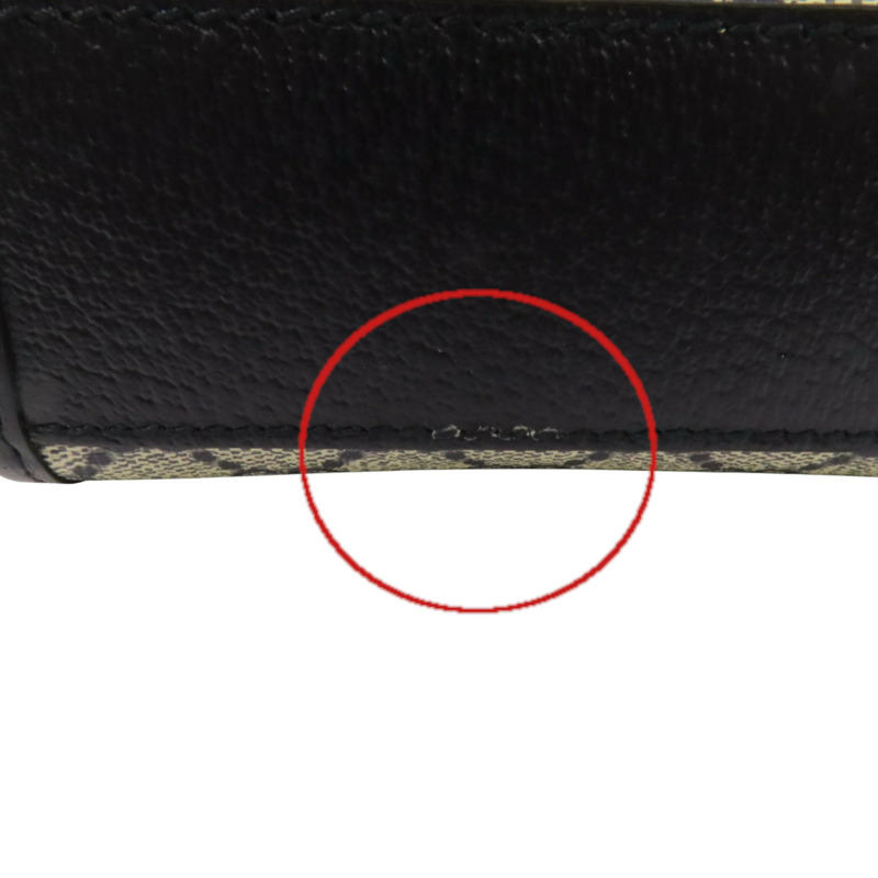 GUCCI 塗層帆布Interlocking G Mini Tote銀扣手挽肩背兩用袋-13