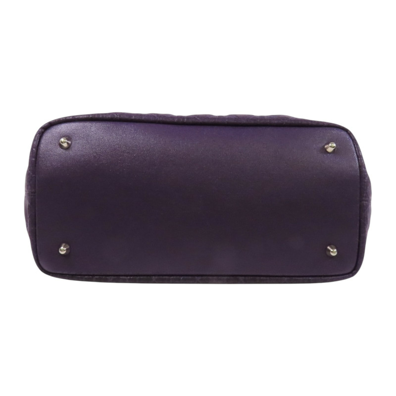 Dior 牛皮皮革Tote Bag銀扣肩背袋-3