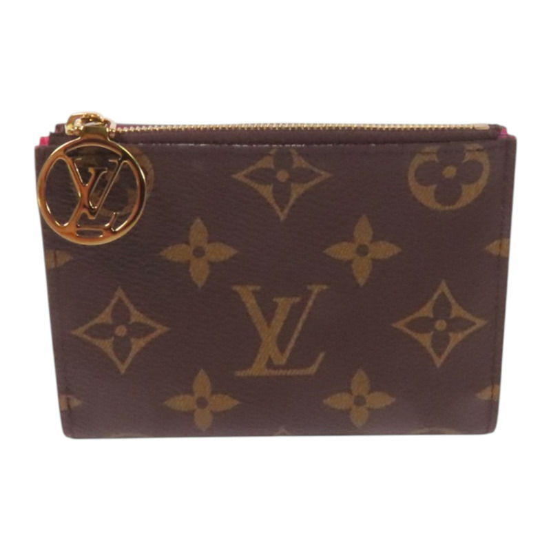 LOUIS VUITTON Monogram Lisa Wallet金扣短錢包-0