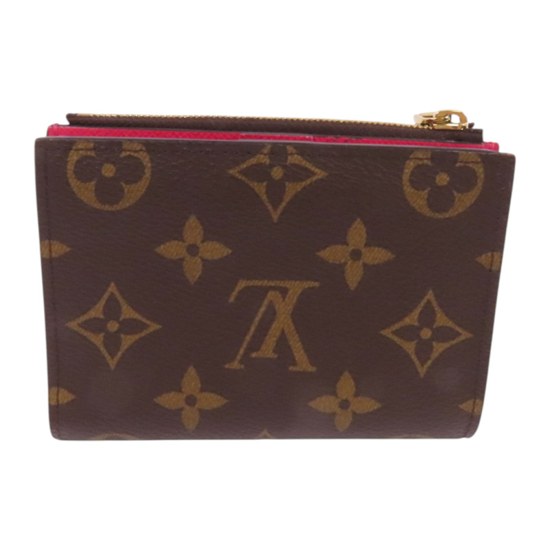LOUIS VUITTON Monogram Lisa Wallet金扣短錢包-1